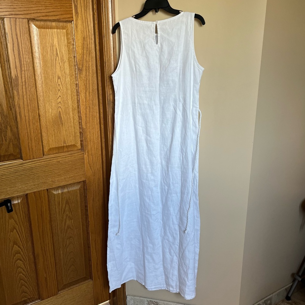 Nahana Floral Sketch Linen Dress - Picture 5 of 10